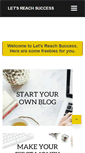 Mobile Screenshot of letsreachsuccess.com